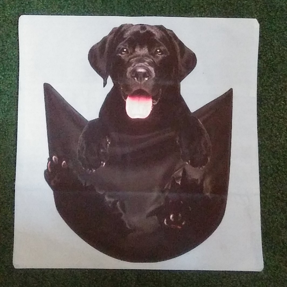 "Black Lab" pillow sham